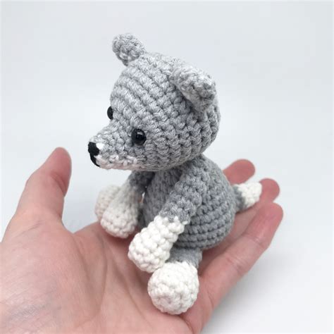 Crochet Wolf Pattern Amigurumi No Sew Crochet Pattern Etsy