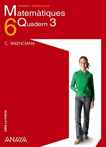 Matemàtiques 6 Quadern 3 Obri La Porta By Luis Ferrero De Pablo