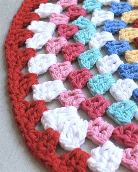easy granny rug round crochet pattern for beginners maggie s crochet