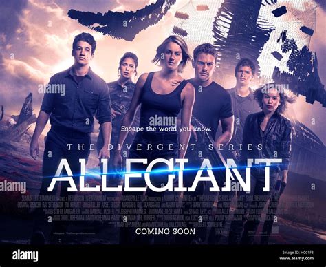 Allegiant Aka The Divergent Saga Allegiant Part 1 British Poster