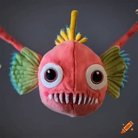 Cute Plush Angler Fish Toy