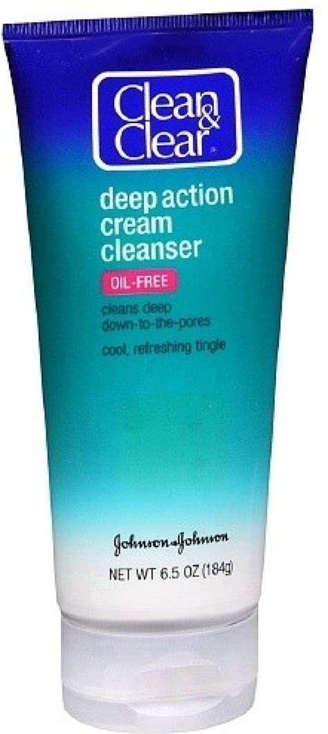 Clean And Clear Deep Action Oil Free Cream Cleanser Price In India Buy