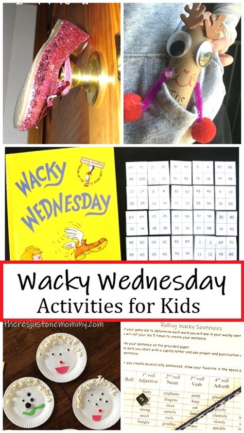 Wacky Wednesday Activities Theres Just One Mommy