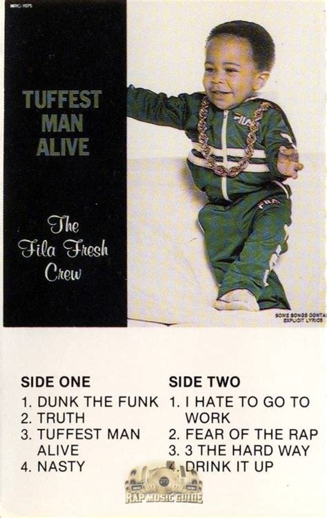 The Fila Fresh Crew Tuffest Man Alive Cassette Tape Rap Music Guide
