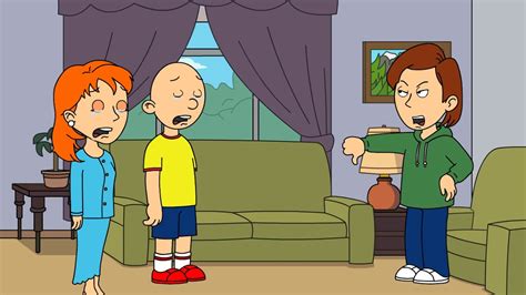 Caillou And Rosie Gets Grounded For Nothing Youtube