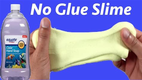 Hand Soap Slime Without Salt Glue Sugar Or Borax
