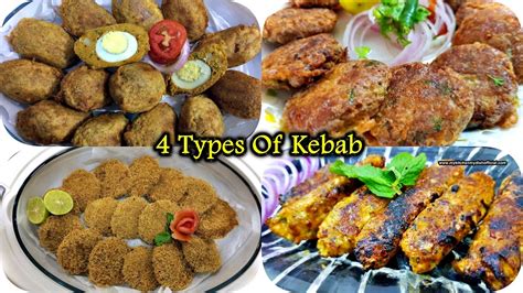Four Types Of Kebabs For Ramadan 2020 Ramadan Recipes By My Kitchen