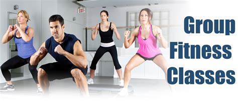 Group Fitness Classes Banner In Shape Athletic Club
