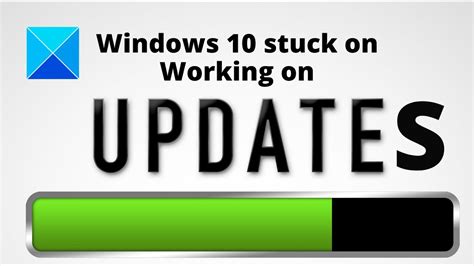 Windows 10 Stuck On Working On Updates Youtube