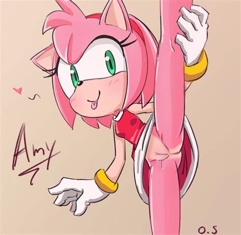 Rule 34 1girls Amy Rose Anthro Anus Ass Blush Bottomless Skirt Breasts Female Female Only