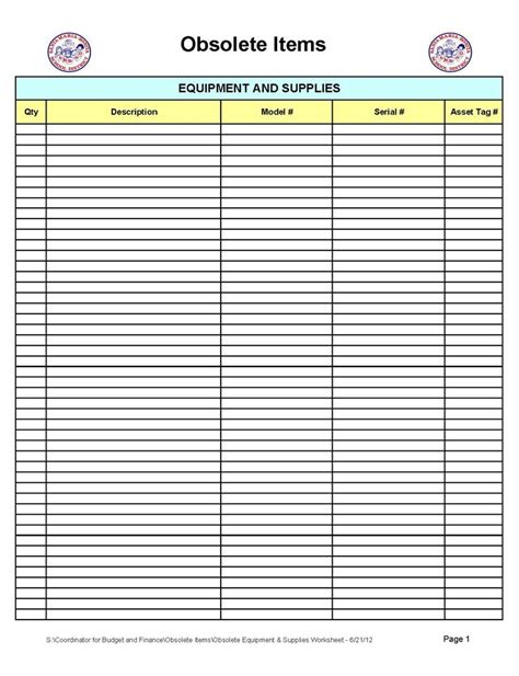 Medical Supply Inventory List Template Office Supplies Checklist