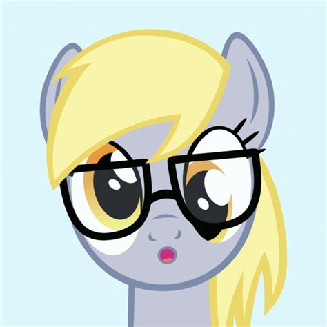 Click On It Derpy With Glasses Being Adorable My Little Pony Derpy