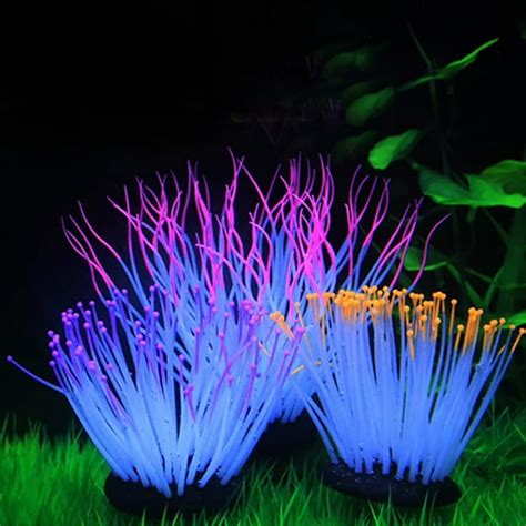 Windfall Artificial Luminous Sea Anemone Simulation Silicone Coral