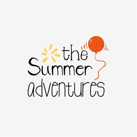 The Summer Adventures Logo With An Orange Balloon Flying Through The
