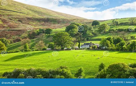Beautiful Spring Landscape In Lake District National Park Cumbria
