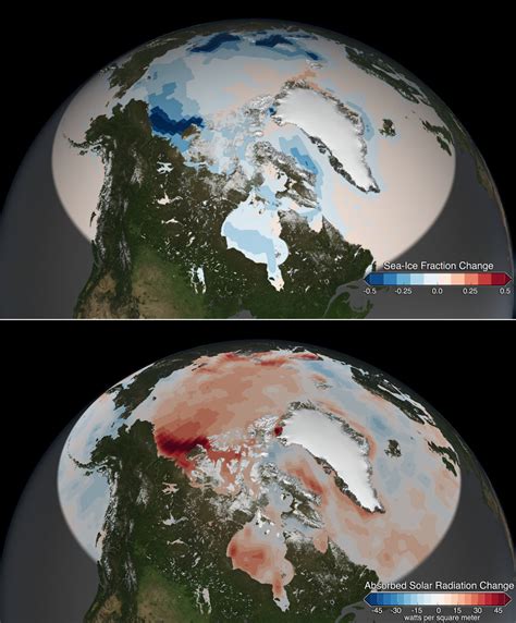 Nasa Satellites Show Arctic Ocean Is Absorbing More Of The Suns Energy