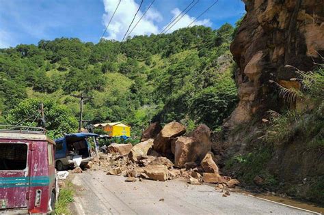 Landslides Rockslides Hit Northern Luzon After Quake Abs Cbn News
