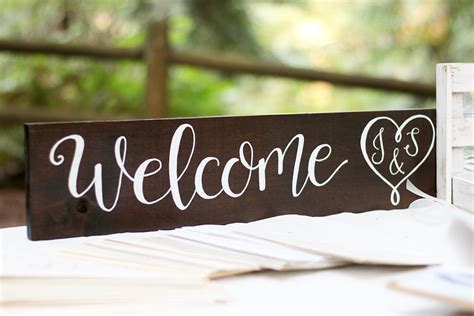Personalized Hand Lettered Welcome Sign - The Weed Patch