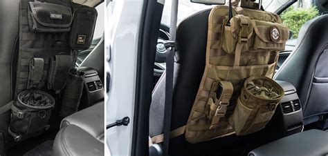 Onetigris Tactical Molle Car Seat Organizer Car Seat Protection