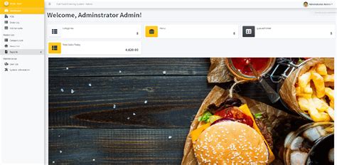 Fast Food Ordering System In Php Oop Free Source Code Sourcecodester