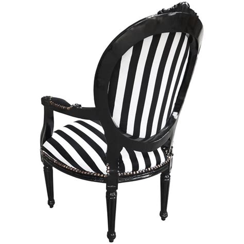 Exploring photography with mark wallace: Baroque armchair Louis XVI black and white fabric and ...