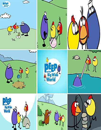 The N Noggin Classic Peep And The Big Wide World Stickers