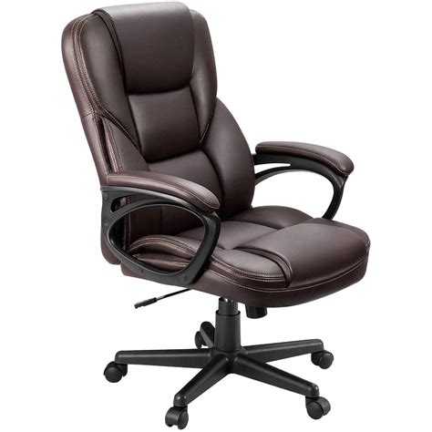 Lacoo Faux Leather High Back Executive Office Chair With Lumbar Support