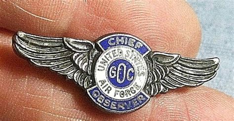 United States Air Force Chief Observer Wings Pin Ebay