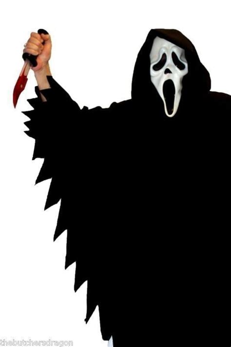 Scream Scary Movie Costume Outfit And Mask Halloween Fancy Dress Ebay
