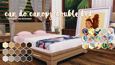Best Sims 4 Canopy Bed Cc Mods All Free Fandomspot Turtlesupernova