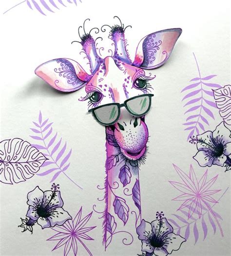 Pink Ink Designs A5 Clear Stamp Set Giraffe Scrapbooking Made Simple