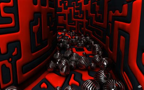 Use images for your pc, laptop or phone. 3D Red Black Spheres HD Widescreen Desktop Wallpaper | Red ...