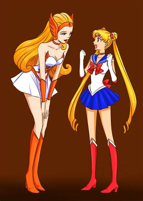 She Ra And Sailor Moon Sailor Moon Usagi Sailor Moon Manga Sailor Moon