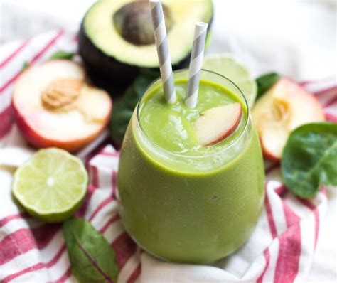 Maybe you would like to learn more about one of these? Green Avocado-Peach Smoothie - Homemade Nutrition ...