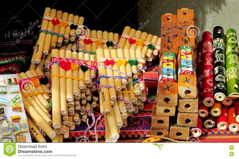 Panpipes Traditional Instruments For South American Music