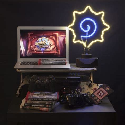 Hearthstone Neon Desk Light Fanfit Gaming Desk Light Hearthstone Neon