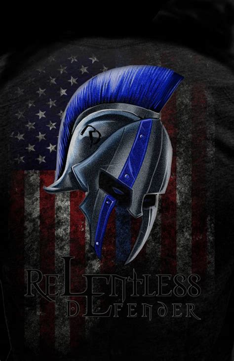 Spartan Thin Blue Wallpaper By Ten20life 66 Free On Zedge™
