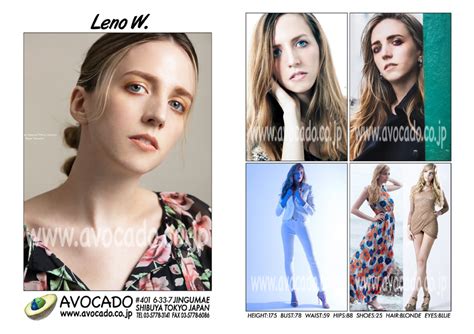 Leno W Models ｜ Avocado 外国人モデル事務所／model Agency Tokyo