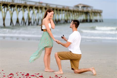 5 proven social media engagement strategies for 2021. Emotional marriage proposal for a young couple in Myrtle Beach