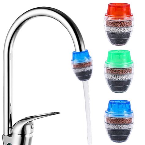 3 Pack Faucet Mount Filters Faucet Water Filter Tap Water Purifier For