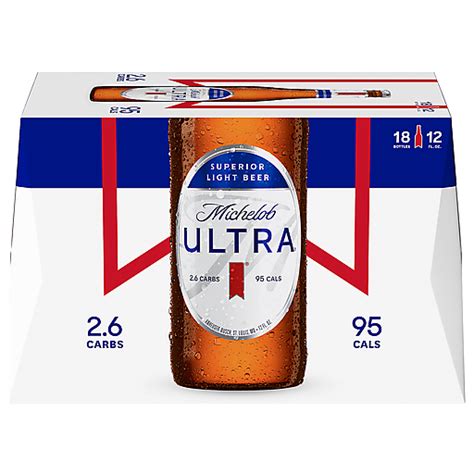 Michelob Ultra 18 Pack Superior Light Beer 18 Ea Tonys