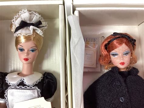 Lot 2 Bfmc Barbies Including 1 The French Maid A Silkstone