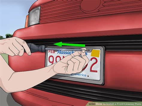 How To Install A Front License Plate Wiki Car Identification And Registration English
