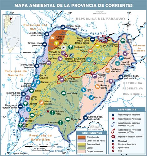 Corrientes Argentina Map