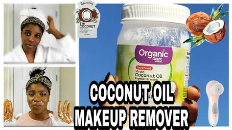 How To Remove Makeup With Coconut Oil Youtube