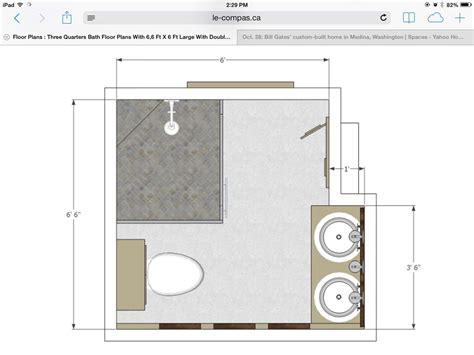 6x6 Bathroom Layout Floor Plans Small Baths Variantliving Home