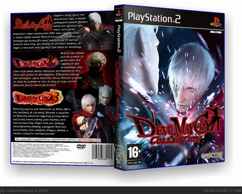 Devil May Cry Collection Playstation Box Art Cover By Nakashimariku