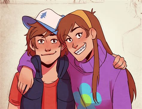 Dipper And Mabel Fanart By Faith Danielle Rgravityfalls