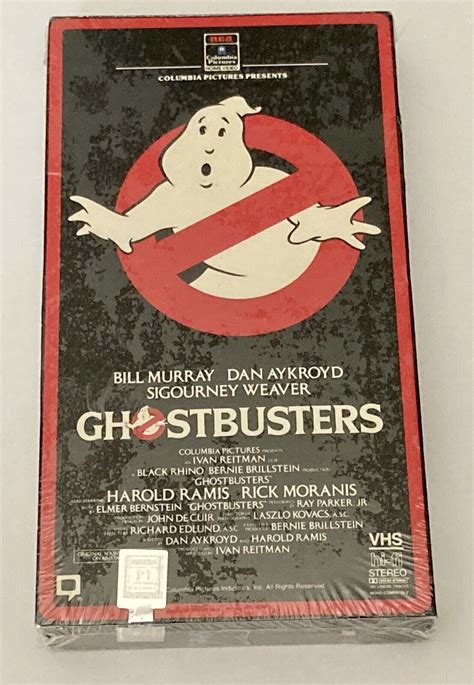 Ghostbusters Betamax 1985 Hifi Sterio Rca Columbia Raised Logo Not Vhs