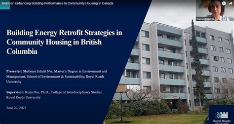 Enhancing Building Performance In Community Housing In Canada Non